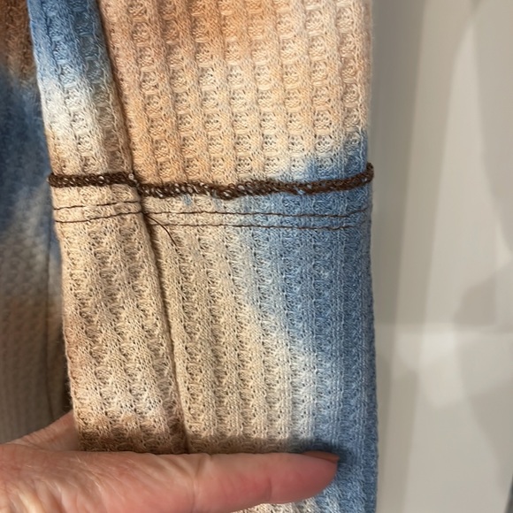 Forgotten Grace Tye Dye Thermal Top - Picture 3 of 6